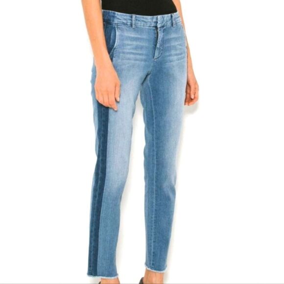 Vince Strapping Sunset Blvd Tuxedo Stripe Jeans, 26 - Picture 1 of 8